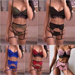 Bra set with suspender Paire de Cordes