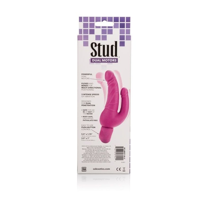 Double vibrating dildo Pink Dual by California Exotic Novelties