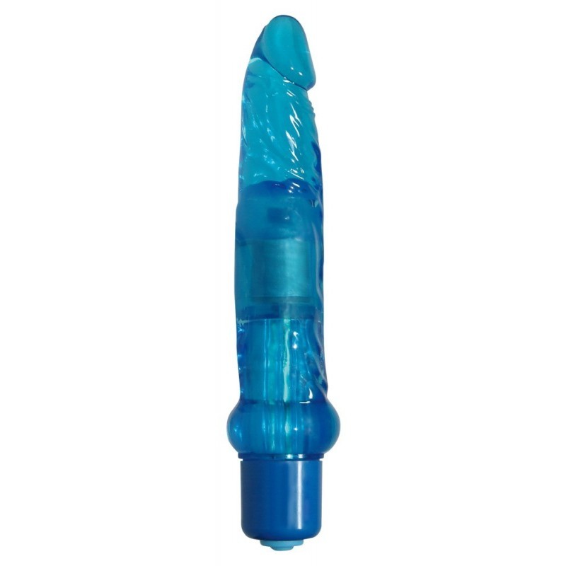 Anal Vibrator Jelly Blue Dildo for anal stimulation