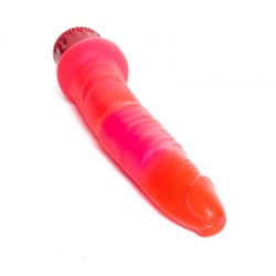 Vibratore Fallo Anale Vaginale Pink di Seven Creations