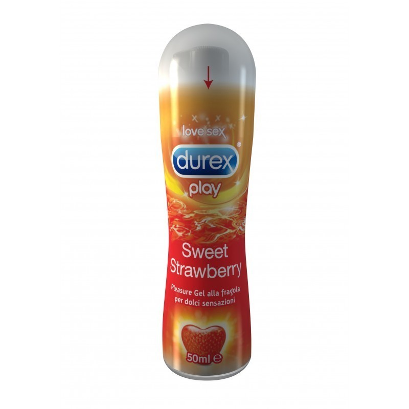 Sexual Lubricant Durex Strawberry Gel Play 50 ml