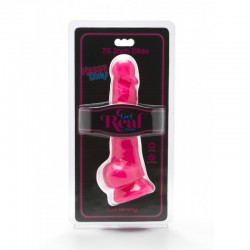 Realistic dildo with suction cup Get It Real 19 cm