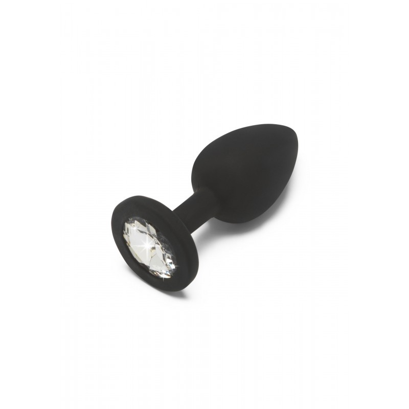 Black Anal Plug with Stone different sizes