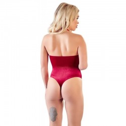 Body Rosso in Velluto Sexy di Cotelli Collection