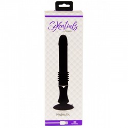 Dildo with suction cup and up and down movement