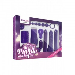 Kit Sex Toys Purple 9 sex toys stimolazione vaginale e anale