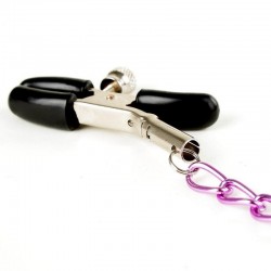 Adjustable Nipple Pliers with Breast Chain.
