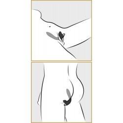 Vibratore versatile stimolazione sia anale che vaginale All Rounder