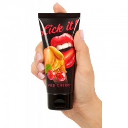 Gel lubrificante commestibile alla Ciliegia Lick It 100 ml