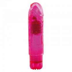 Mini Vibratore Jelly Jammy Jelly Gleamy Glitter Pink