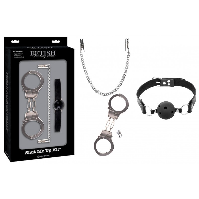 Kit Bondage BDSM Limited Edition Morso, Manette e Pinze per Capezzoli