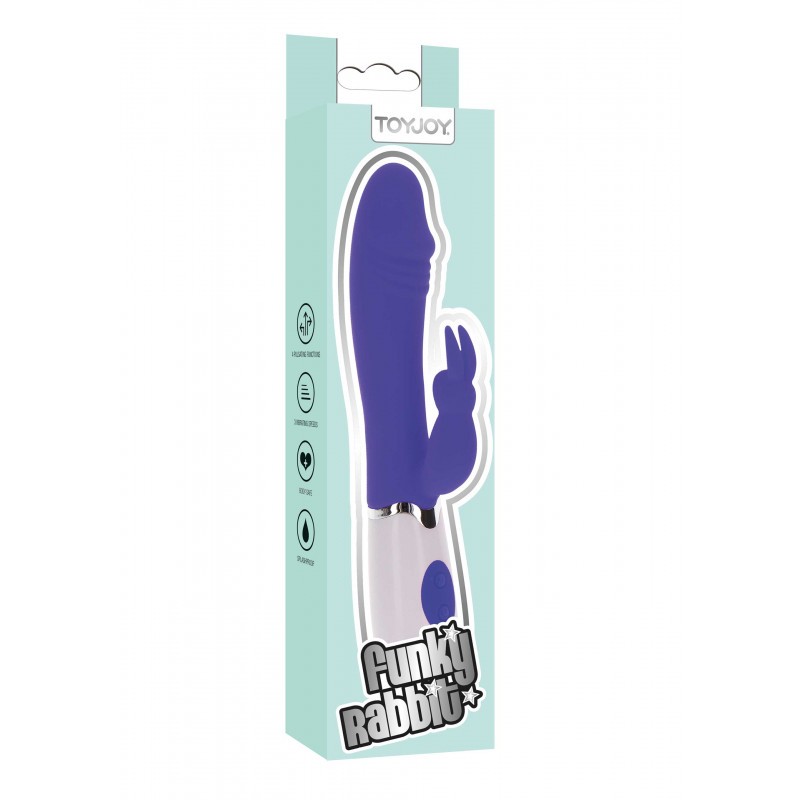 Vibratore Vaginale Funky Rabbit Violet di ToyJoy