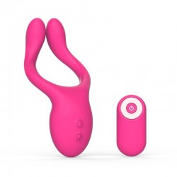 Versatile vibrator for her or for the couple with remote control