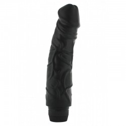 "Esperienza Intensa: Dildo Vibrante Nero da 22 cm"