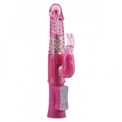 Rabbit Vibrator Pink G-spot and clitoris stimulation