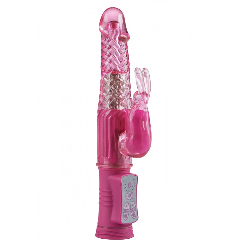 Vibratore Rabbit Rosa stimolazione punto G e clitoride