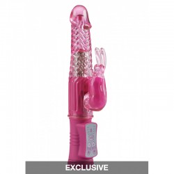 Vibratore Rabbit Rosa stimolazione punto G e clitoride