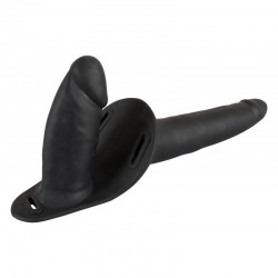 Strap-On doppio in Silicone nero