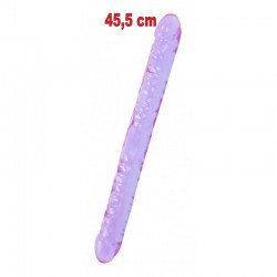 Dildo doppio in Jelly 45,5 cm "Condividiamo...o forse no"