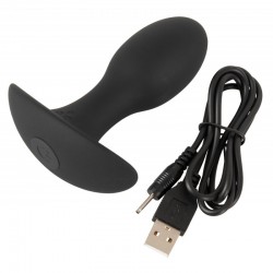 Plug Anale Vibrante Ricaricabile USB. Lunghezza 9 cm diametro 3 cm.