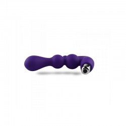 Vibratore doppio anale-vaginale in silicone medico