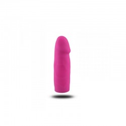 Strap-on con dildo in silicone medicale. Dildo avvitabile su cintura regolabile.