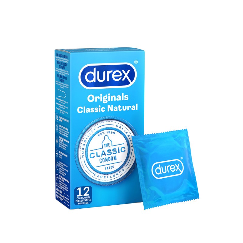 Preservativi Original Classic Natural Durex 12 p.zzi