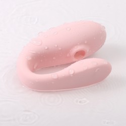 Vibratore e succhia clitoride per coppia We Vibe