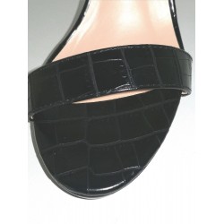 Sandalo tacco alto a stiletto nero S(C)ANDAL