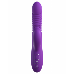 Rabbit Vibrator Thrusting Clit