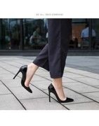 High heel shoes and women's bags